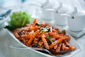 Honey Chilli Potato