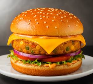 Cheesy Veg Burger
