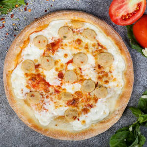 8" Creamy Chicken Sausage Pizza