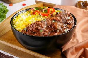 Classic Ghee Roast Chicken Rice Bowl