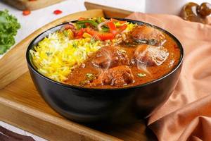 Classic Andhra Chicken Rice Bowl