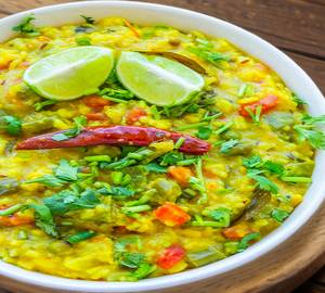 Butter Khichdi + Plan Chas