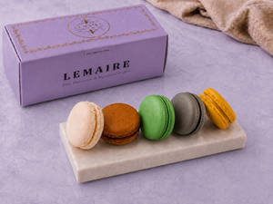Assorted Macarons Pack Of 5 (Eggless)