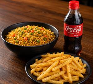Maggi Combo ( Veg Maggi,Salted Fries,Coca Cola Pet Bottle 250Ml)