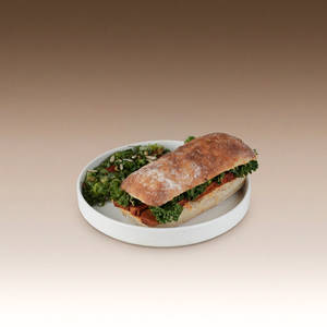 Smoked Tofu, Lettuce And Tomato Ciabatta