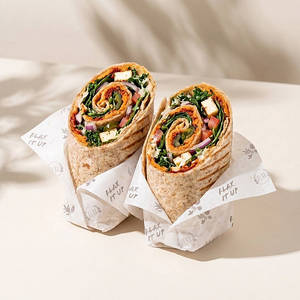 Hummus And Paneer Wrap (High Protein)
