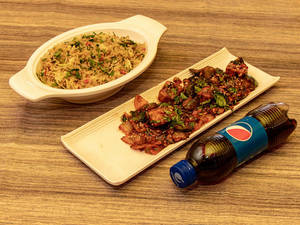 Fried Rice Veg+chilly Paneer+250 Ml Cold Drink