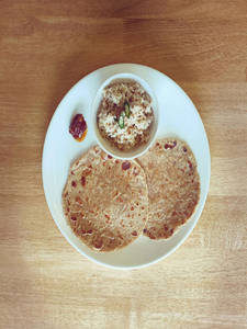Paneer Bhurji Paratha