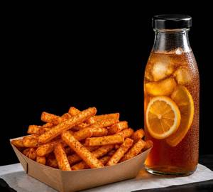 Peri Peri Fries + L.Lt-Lemon Iced Tea
