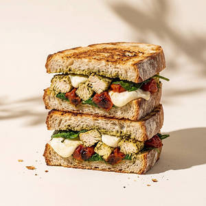 Basil Pesto Chicken Sandwich (High Protein)