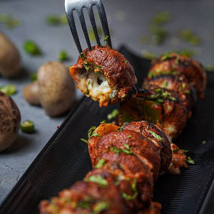 Stuffed Tandoori Mushrooms