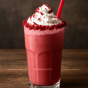 Red Velvet Oreo Thickshake