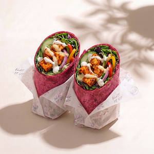 Gluten Free Peri Peri Paneer Wrap (High Protein, Gluten Free)