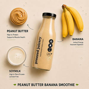 Peanut Butter Banana Smoothie [300 ML, 534 Kcal | Sweet]
