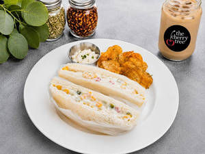 Cheese Corn Jalapeno Sando (ungrilled)