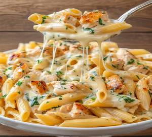 Non Veg Alfredo White Sauce