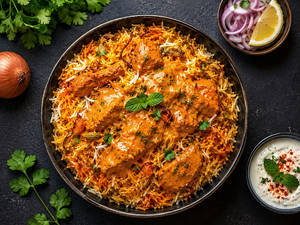 Butter Chicken Biryani