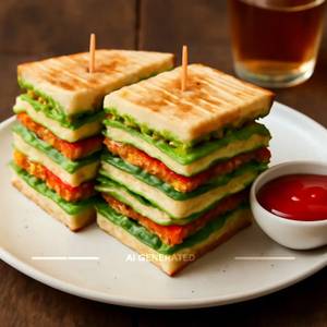Veg Club Sandwich
