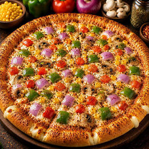 Cheese Brust Farm House Pizza