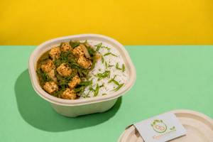 Barbeque Chicken Rice Bowl