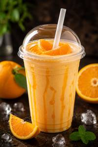 Orenge milk shake