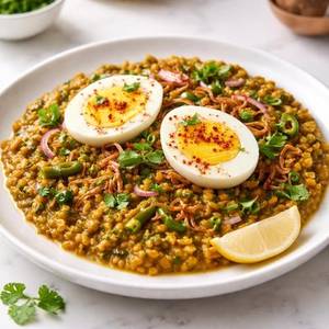 Egg Black Dal Tadka