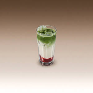 Iced Raspberry Oat Matcha Latte