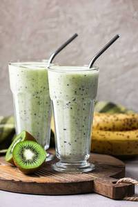 Kiwi Fruit Milk Shake
