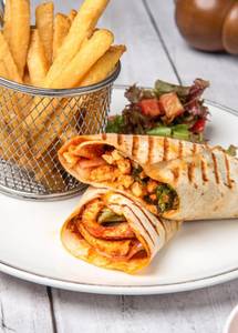 Harissa Cottage Cheese Wrap