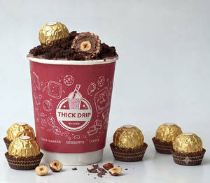 Ferrero Rochers Brownie Shake