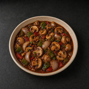 Mushroom Chilli Gravy