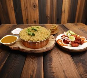Chicken Biryani + Chicken Chilli