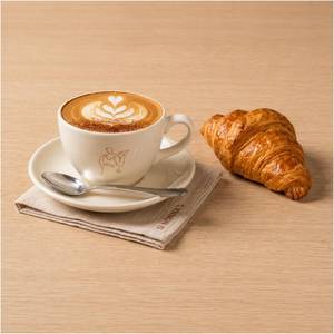 Croissant + Cappuccino