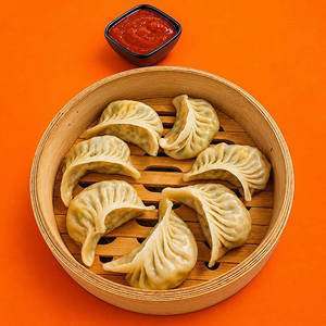 High Protein Garlic Veg Momo