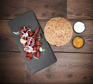 Plain Biryani + Beef Chilli