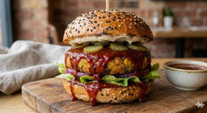 Korean Grand Veg Burger