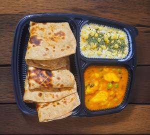 Aloo Matar Sabji+2 Parantha+Raita