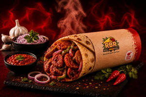 Schezwan Chicken Roll