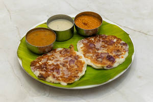 Small Onion Uthappam