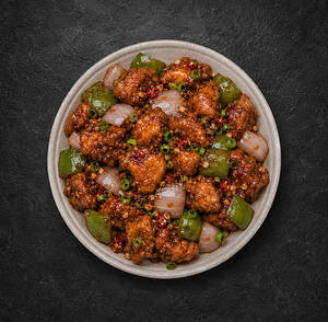 Fish Manchurian Dry