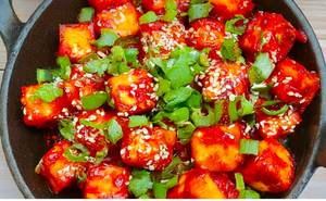 Paneer Chilli Bean  Sauce Gravy
