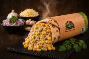 Cheesy Corn Kathi Roll