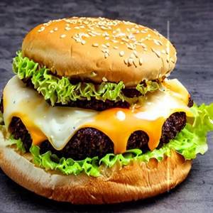 Garlic Delight Burger 