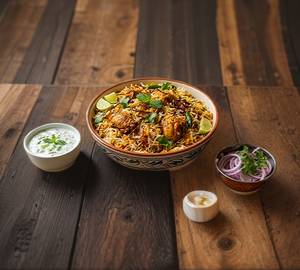Special Boneless Chicken Biryani [Serves 4]