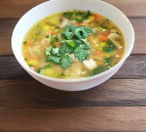 Chicken paper soup