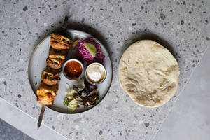 Garlic Paneer (shish Tawook Style)