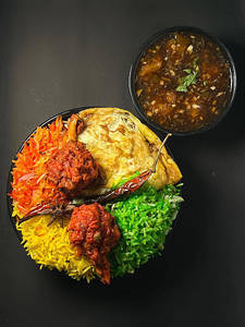 Chicken Dinosaur Rice With Gravy