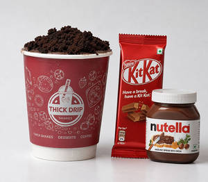Kit-kat Nutella Brownie Shake