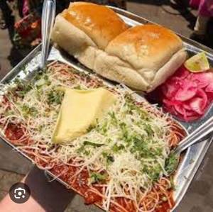 Butter cheese pavbhaji with 4 pav