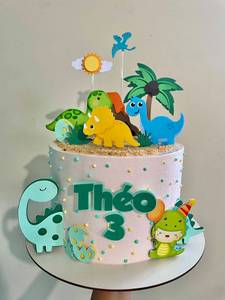 Dino Theme Birthday Cake (500 Gms)